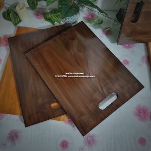 Premium Solid Mahogany Wood Square Chopping Board
